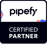 Logo de parceiro certificado Pipefy.